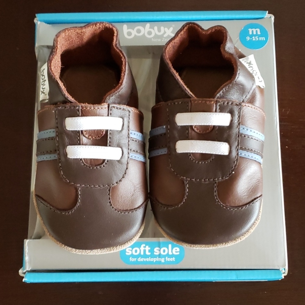 Bobux Leather Soft Sole Crib shoes